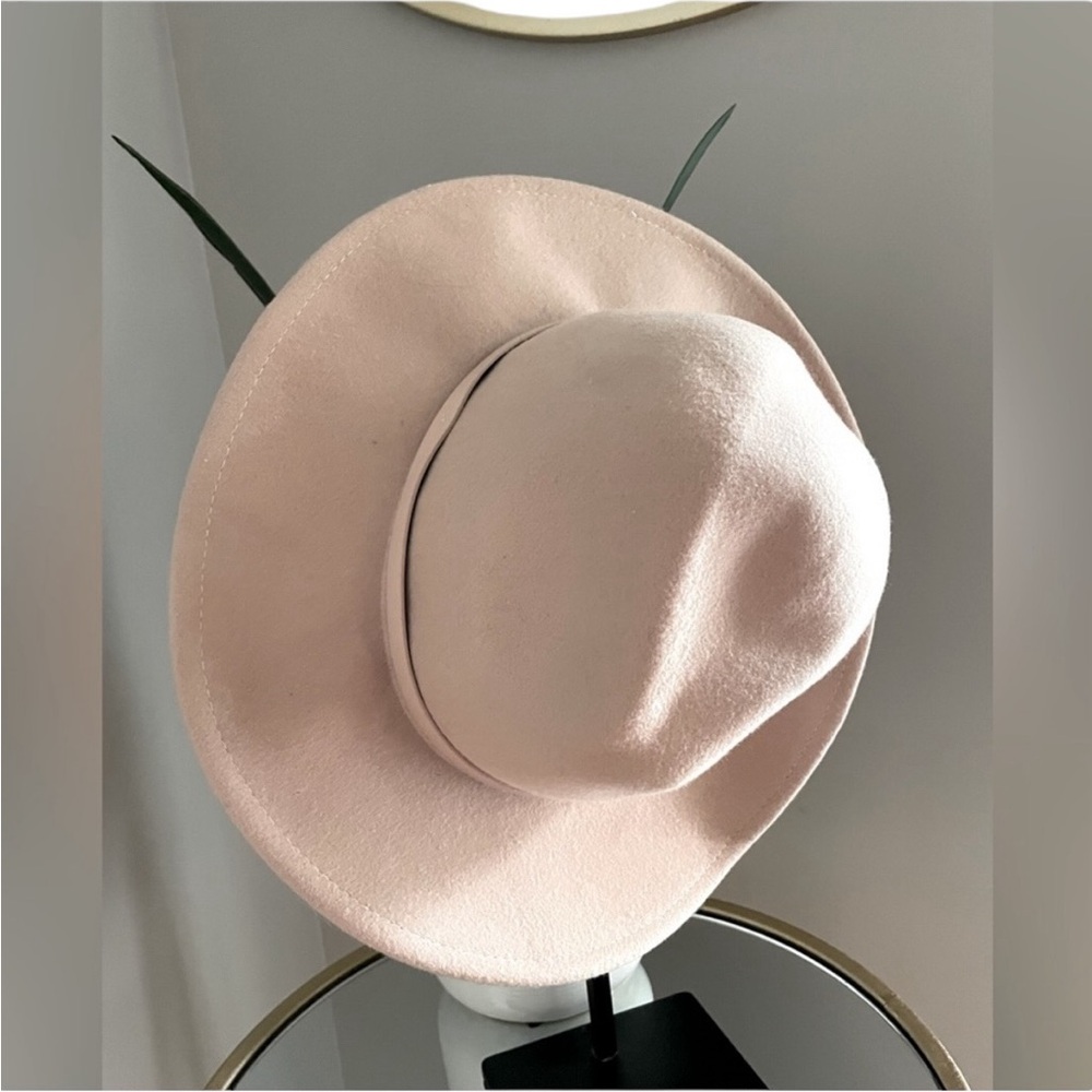 Free People Wythe Wool Hat with leather band - Picture 3 of 8